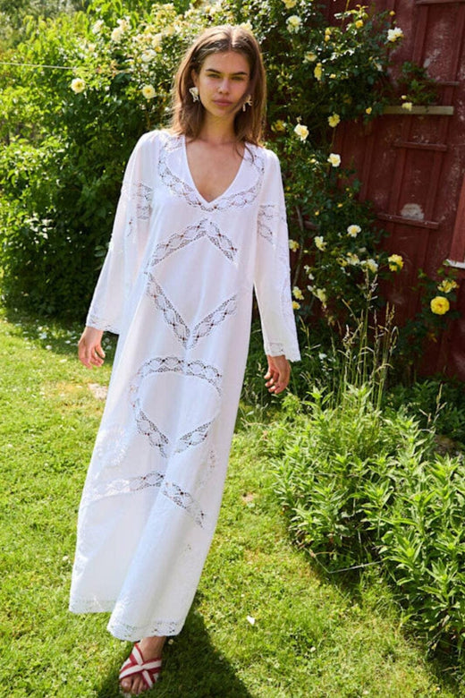 Sissel Edelbo - Agathe Dress SE 1798 - Ecru Kjoler 