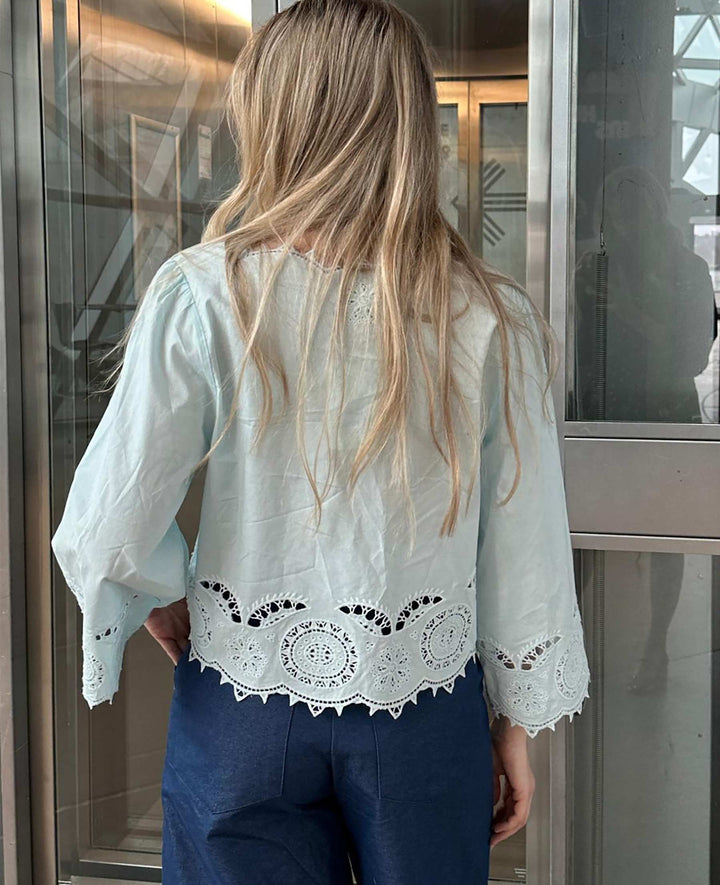 Sissel Edelbo - Anjali Top SE 1566 - Crystal Blue Toppe 