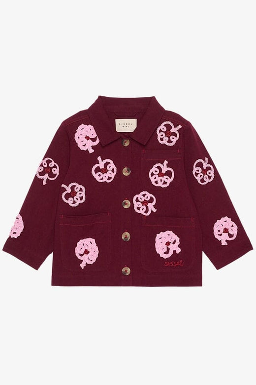 Sissel Edelbo - Bea Mini Jacket Se 2059 - Burgundy Jakker 