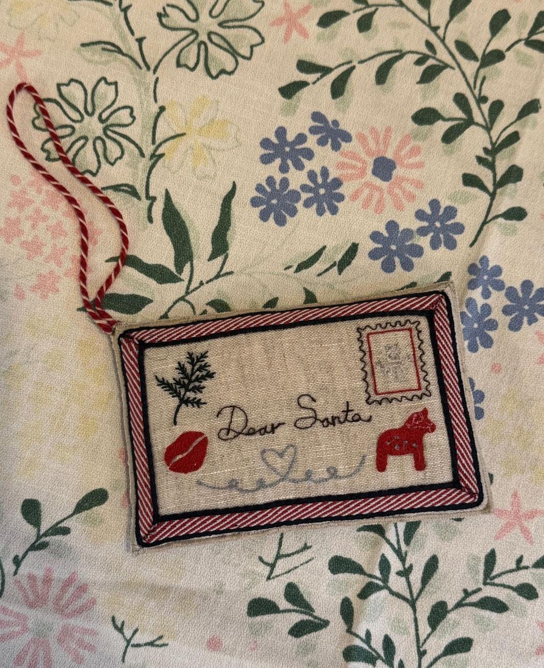 Sissel Edelbo - Christmas Letter Ornament SE 1475 - Santa