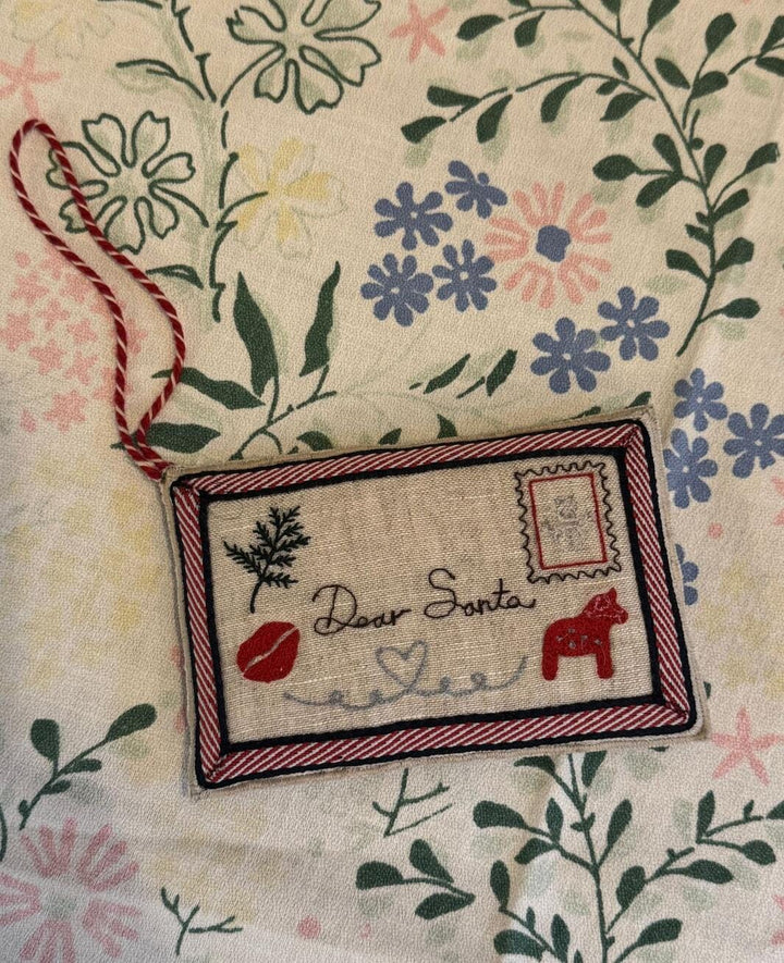 Sissel Edelbo - Christmas Letter Ornament SE 1475 - Santa