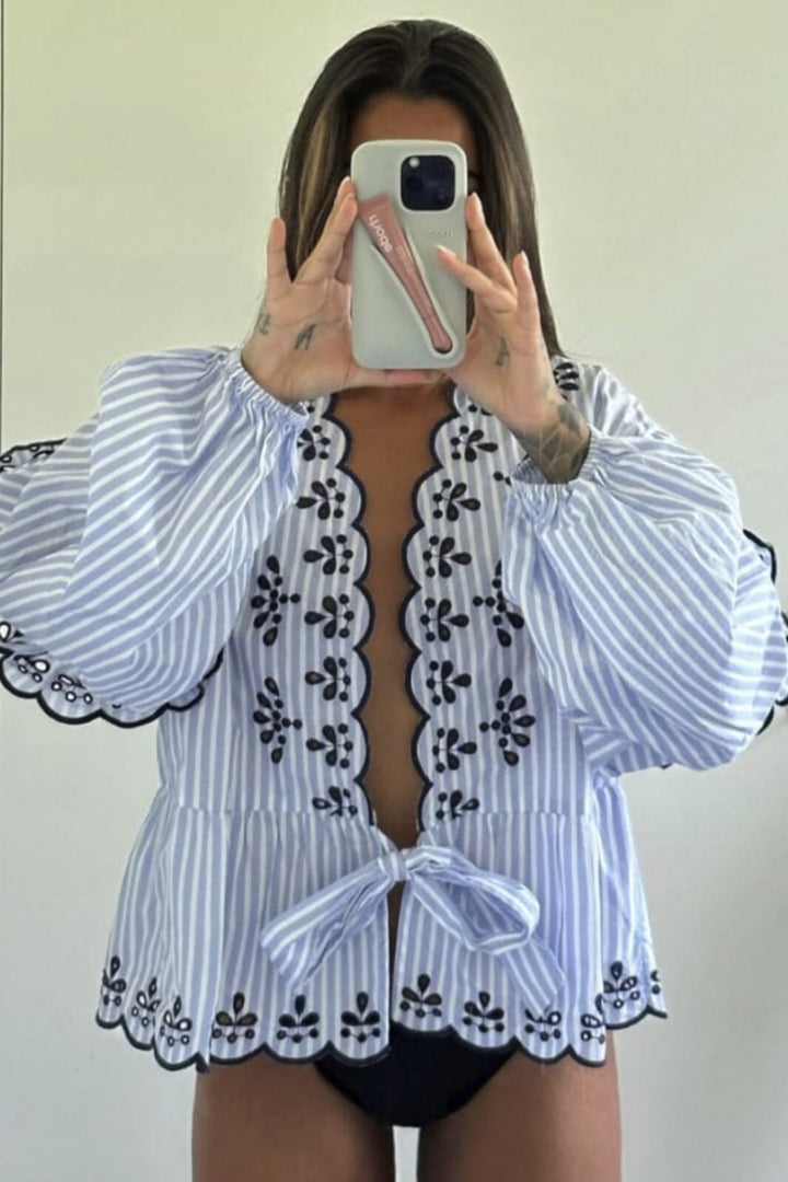 Sissel Edelbo - Elin Top SE 1197 - Ocean Bluser 