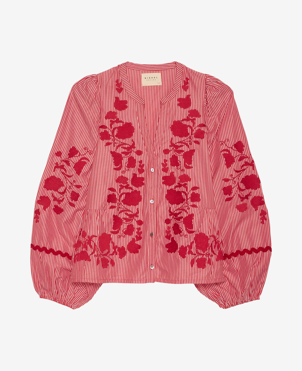 Sissel Edelbo - Juliane Top SE 1773 - Red Stripes Toppe 