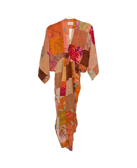 Sissel Edelbo - Juno SILK Patchwork Dress SE 1586-3 - No. 460