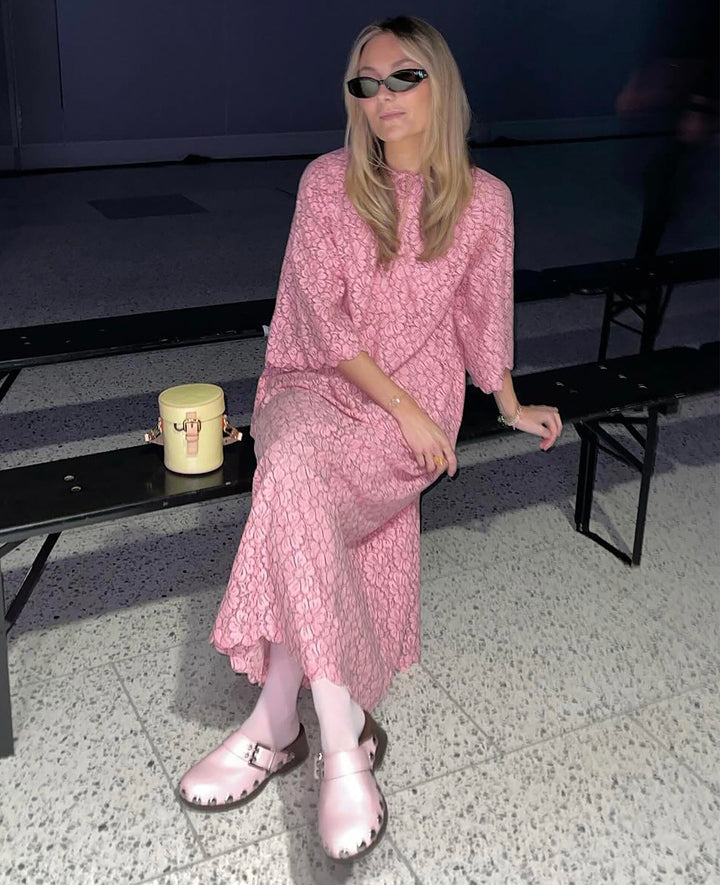 Sissel Edelbo - Lace Dress SE 1076 - Pink Kjoler 