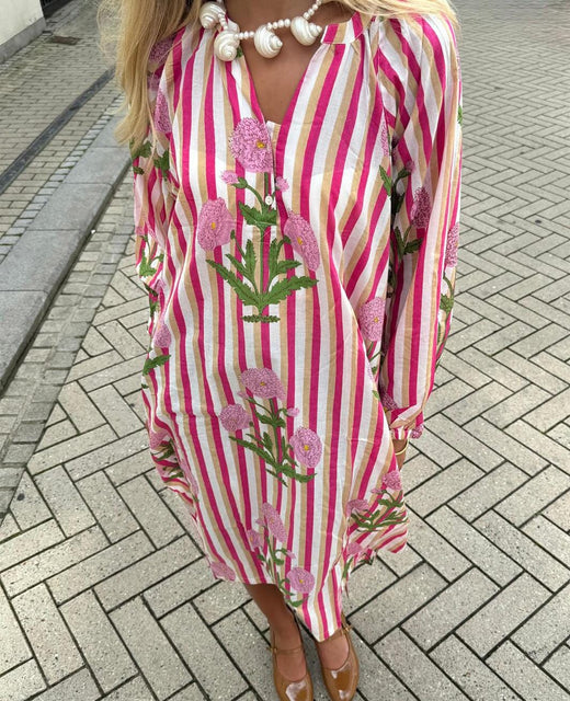 Sissel Edelbo - Lara Dress SE 1886 - Poppy Pink