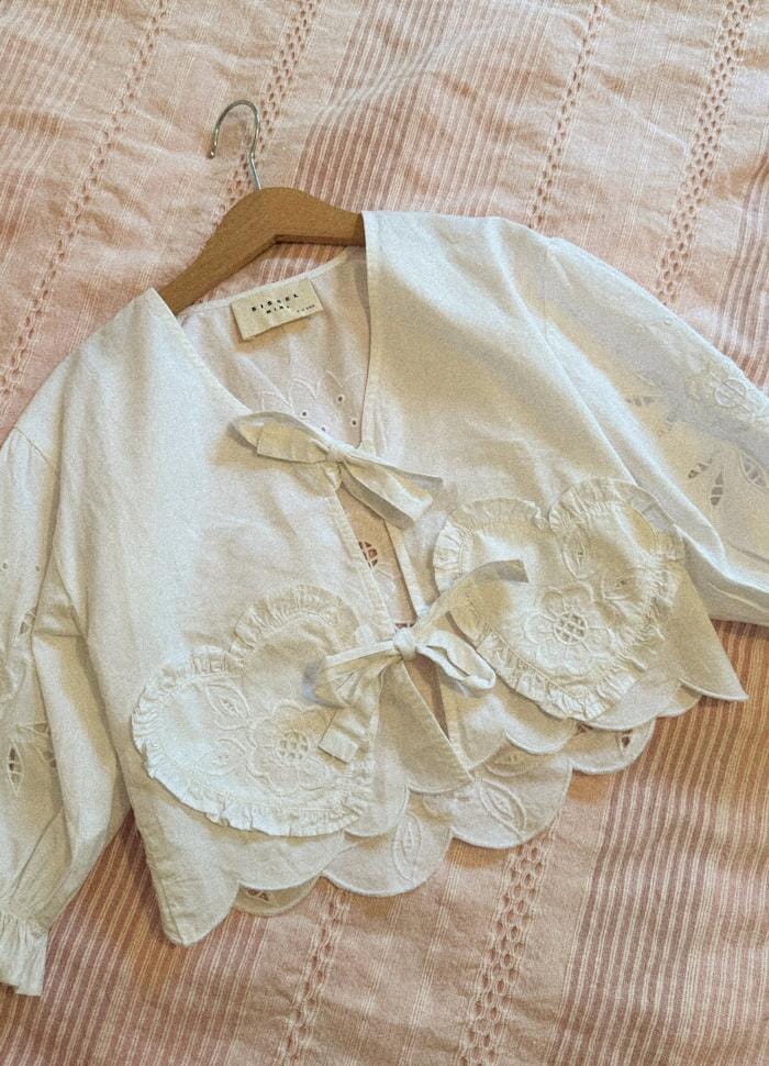 Sissel Edelbo - Maibritt MINI Top SE 1862 - Ecru Toppe 