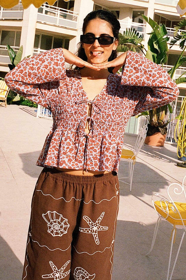 Sissel Edelbo - Nille Top SE 1624 - Rusty Flowers