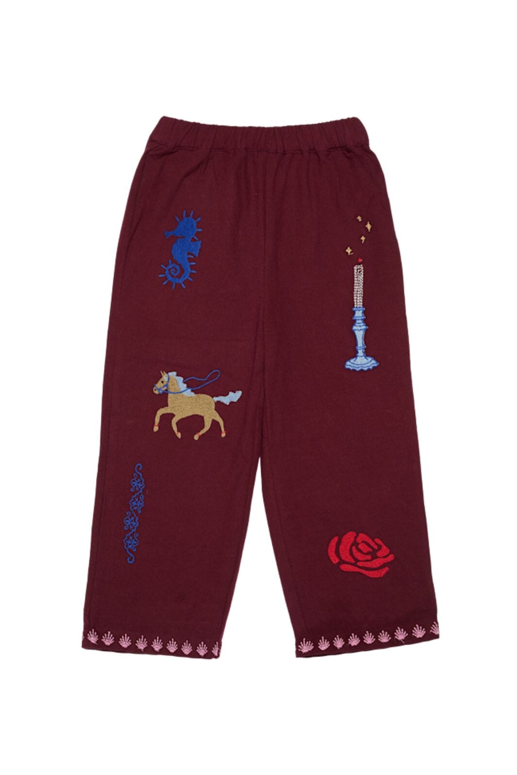 Sissel Edelbo - Oda MINI Pants SE 1669 - Burgundy Bukser 