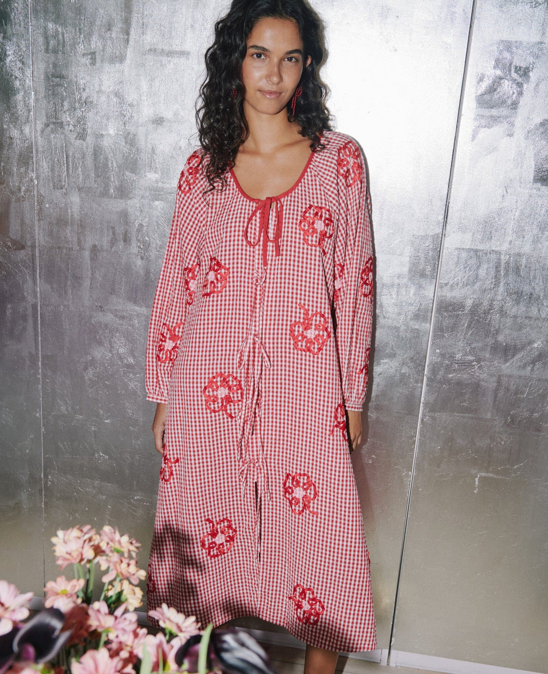 Sissel Edelbo - Sunny Dress SE 1913 - Red Checks Kjoler 
