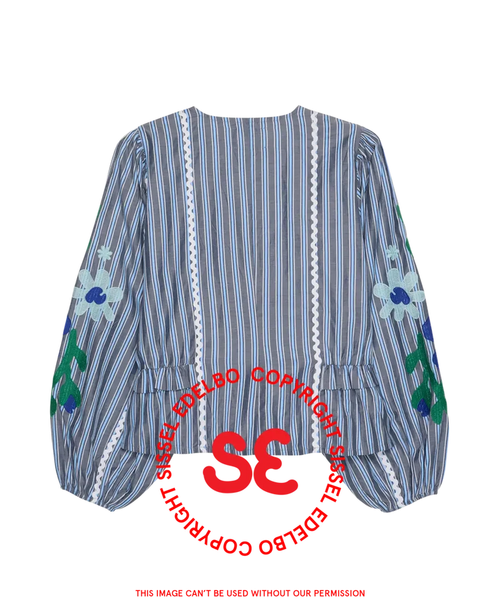 Sissel Edelbo - Veda Top SE 2044 - Grey Stripes