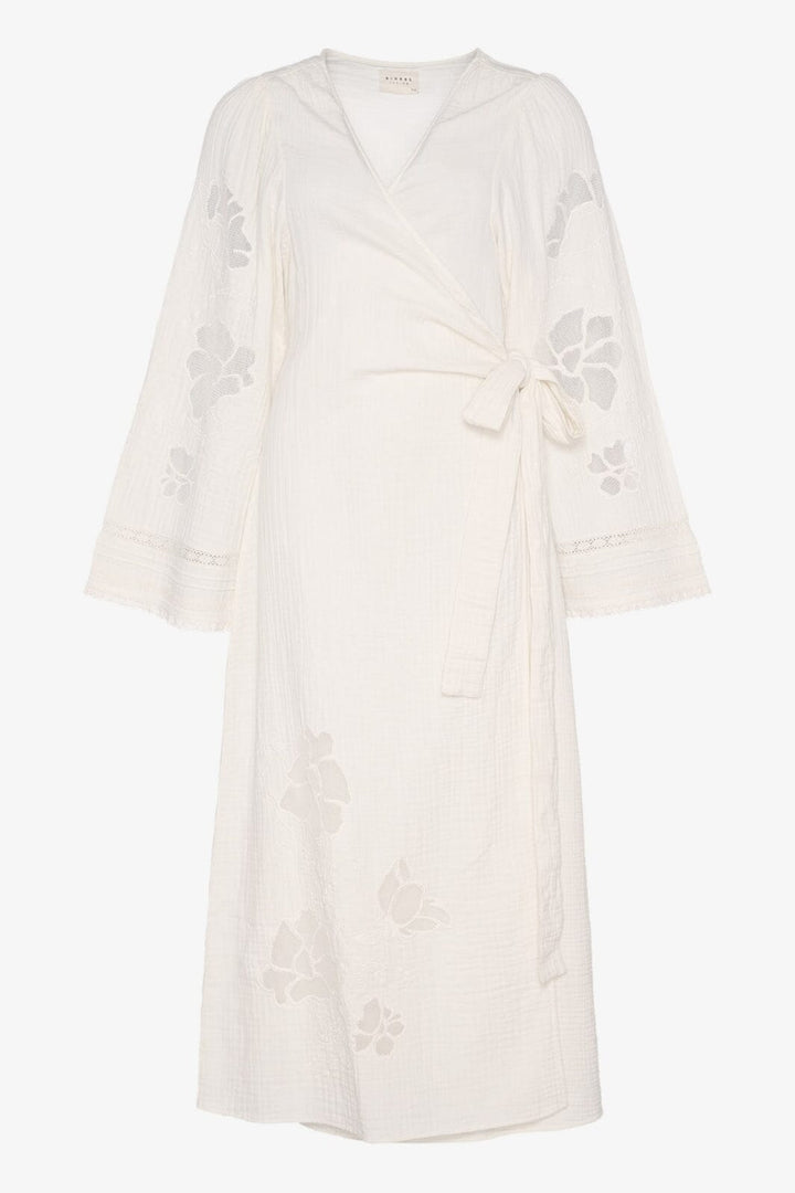 Sissel Edelbo - Winfrey Wrap Dress SE 1247 - Ecru