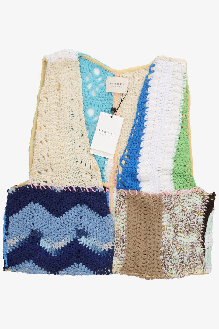 Sissel Edelbo - Yrsa Patchwork Vintage Yarn Vest - No. 140 Vest 