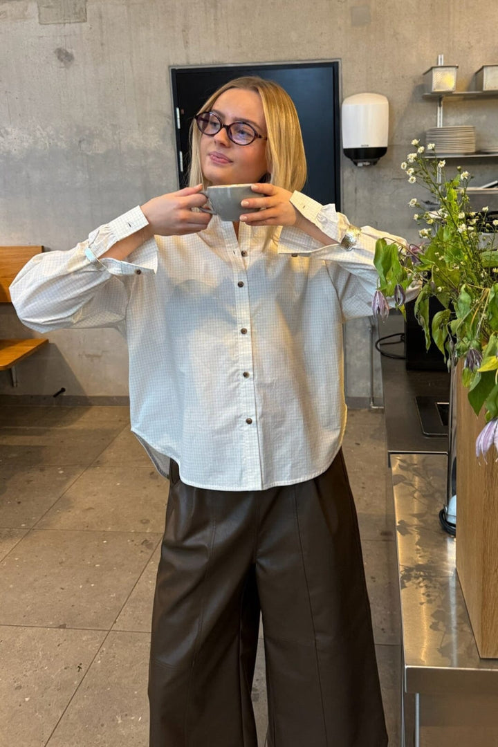 Sisters Point - Emmu-Sh 19880 - 840 - Cream Check Skjorter 