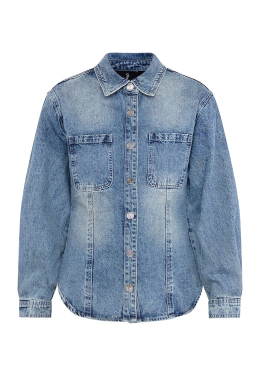 Sisters Point - Fiora-Sh 20121 - 904 - Vintage Denim Jakker 
