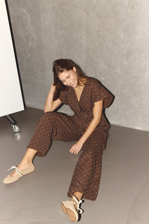 Sisters Point - Gema-Pa2 19792 - 201 - Brown Dot Bukser 