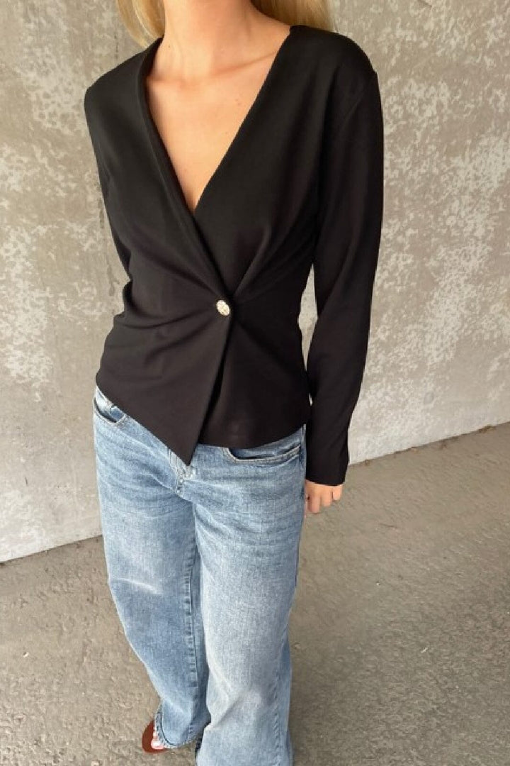 Sisters Point - Gevela-Ls 19393 - 000 - Black Blazere 