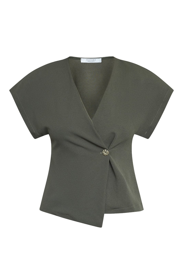 Sisters Point - Gevela-Ve 18864 - 230 - Khaki Green Veste 
