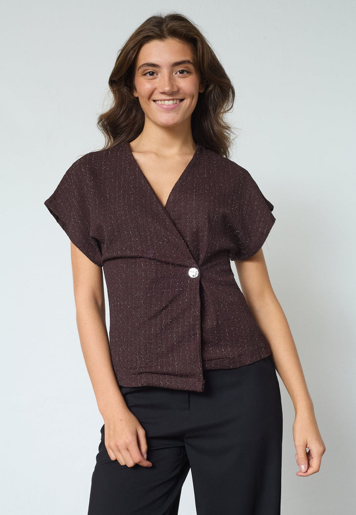 Sisters Point - Gevela-Ve7 19574 - 200 - Chocolate/Silver Veste 