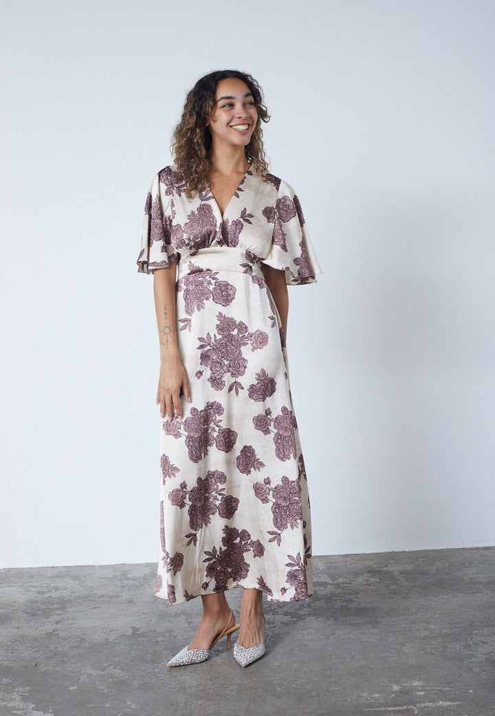 Sisters Point - Gisela-Dr20 19281 - 815 - Bordeaux Flowers Kjoler 