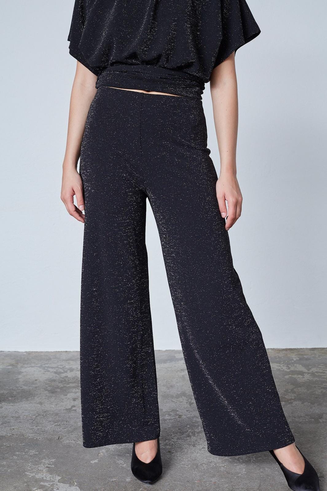 Sisters Point - Glut-Pa5 - 001 Black/Silver Bukser 