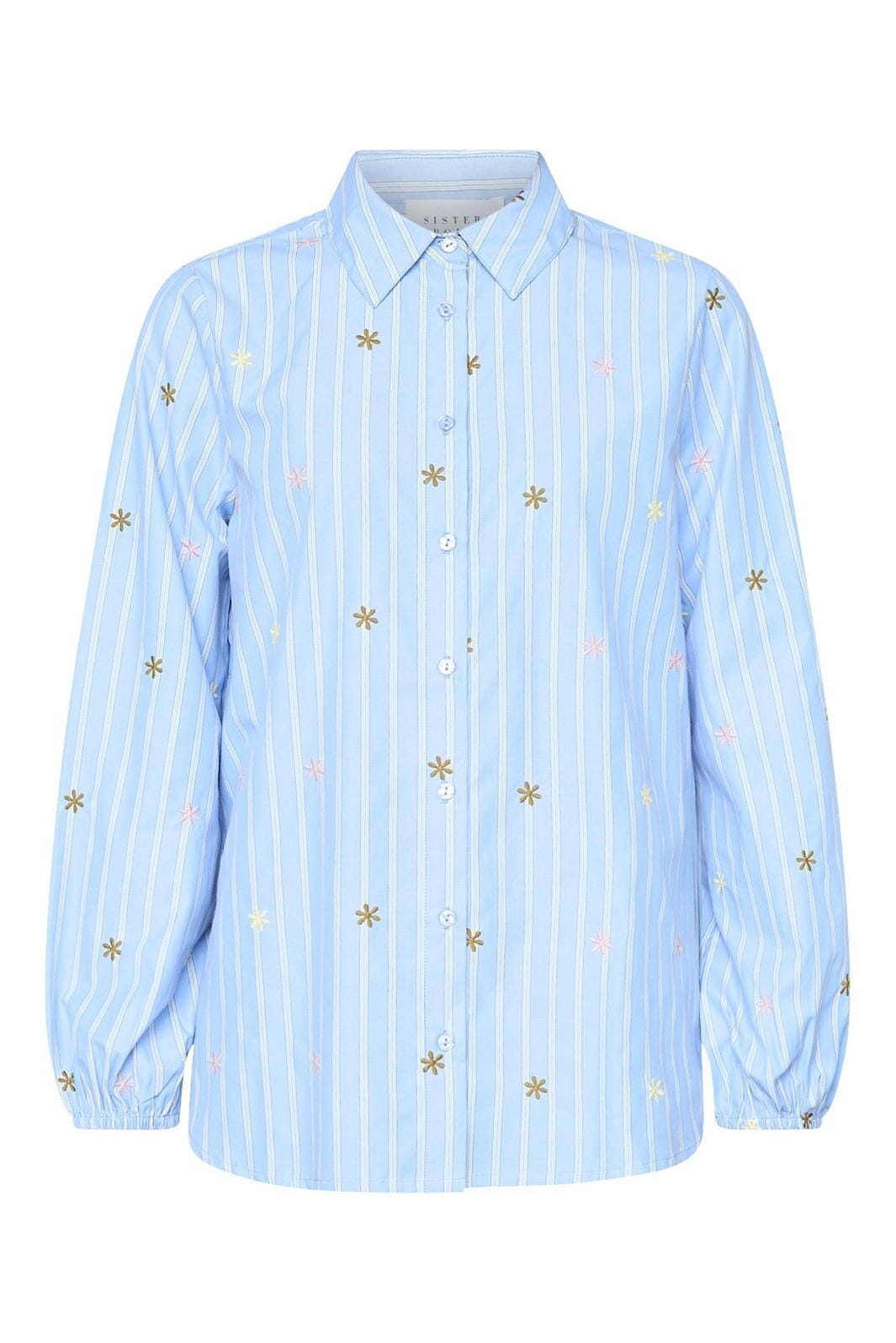 Sisters Point - Istea-Sh6 19645 - 834 - Blue Stripes Skjorter 