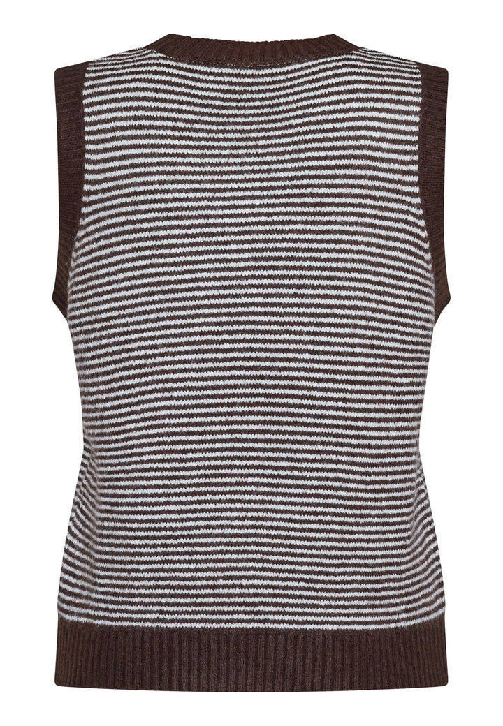 Sisters Point - Megi-Ve 19047 - 831 - Brown/Cream Strikbluser 