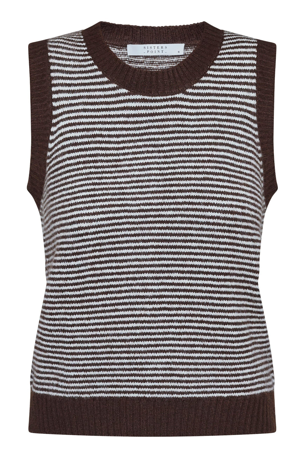 Sisters Point - Megi-Ve 19047 - 831 - Brown/Cream Strikbluser 