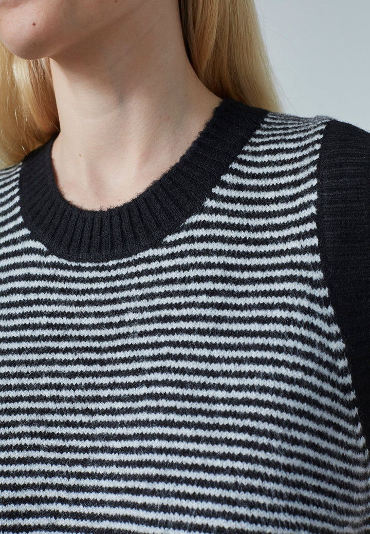 Sisters Point - Megi-Ve 19047 - 832 - Black/Cream Strikbluser 