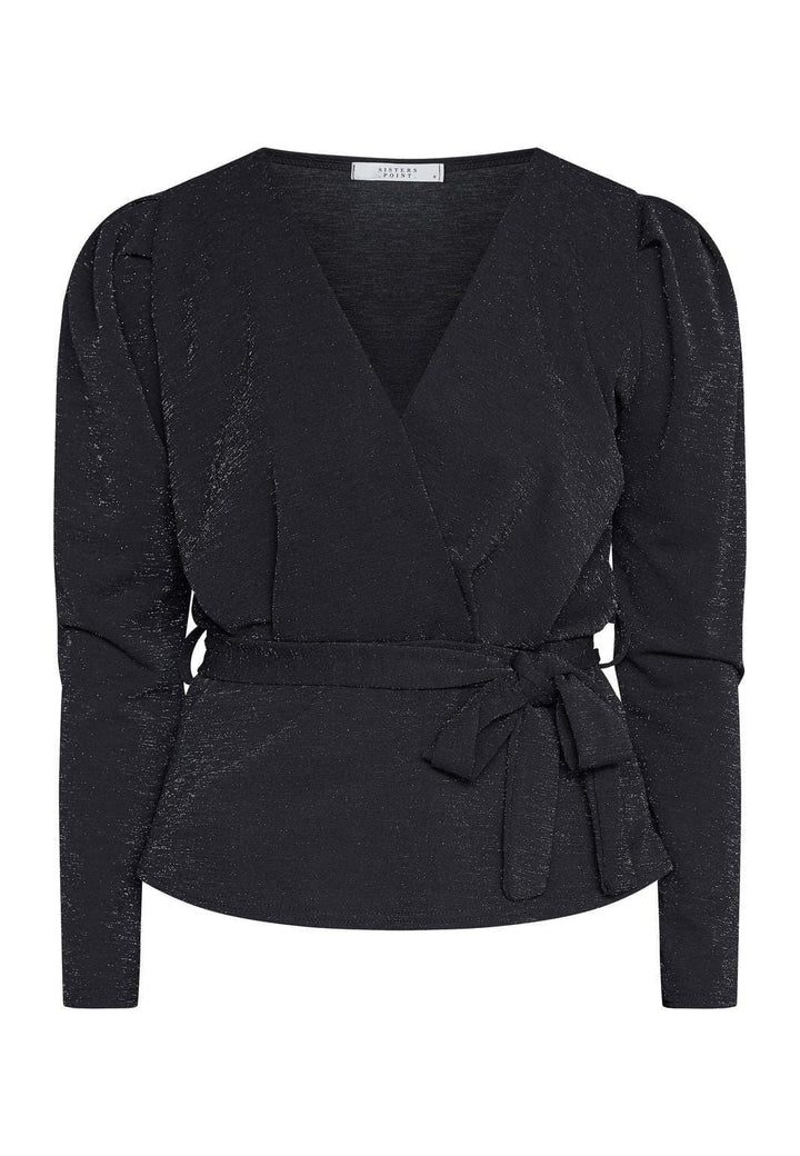 Sisters Point - Nasa-Ls1 - 002 Black/Silver Bluser 