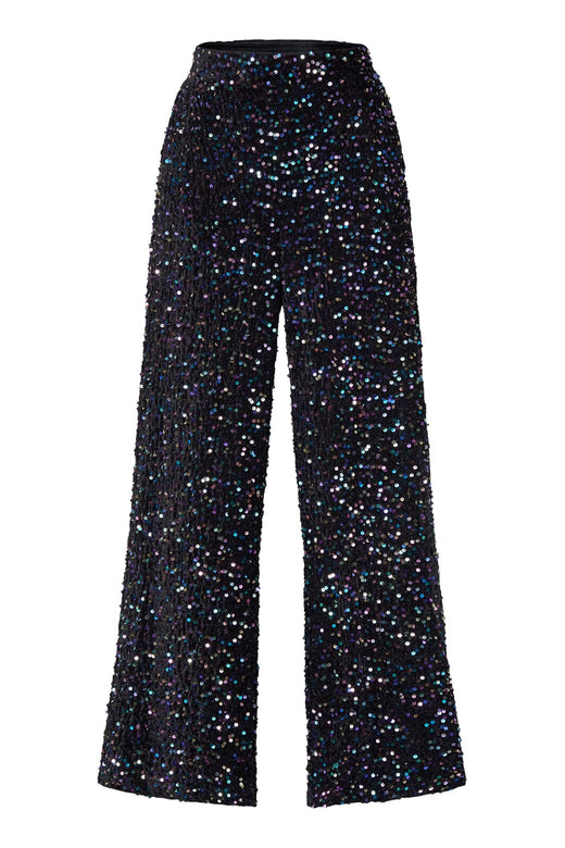 Sisters Point - Nyla-Pa4 19003 - 003 - Black Multi Bukser 