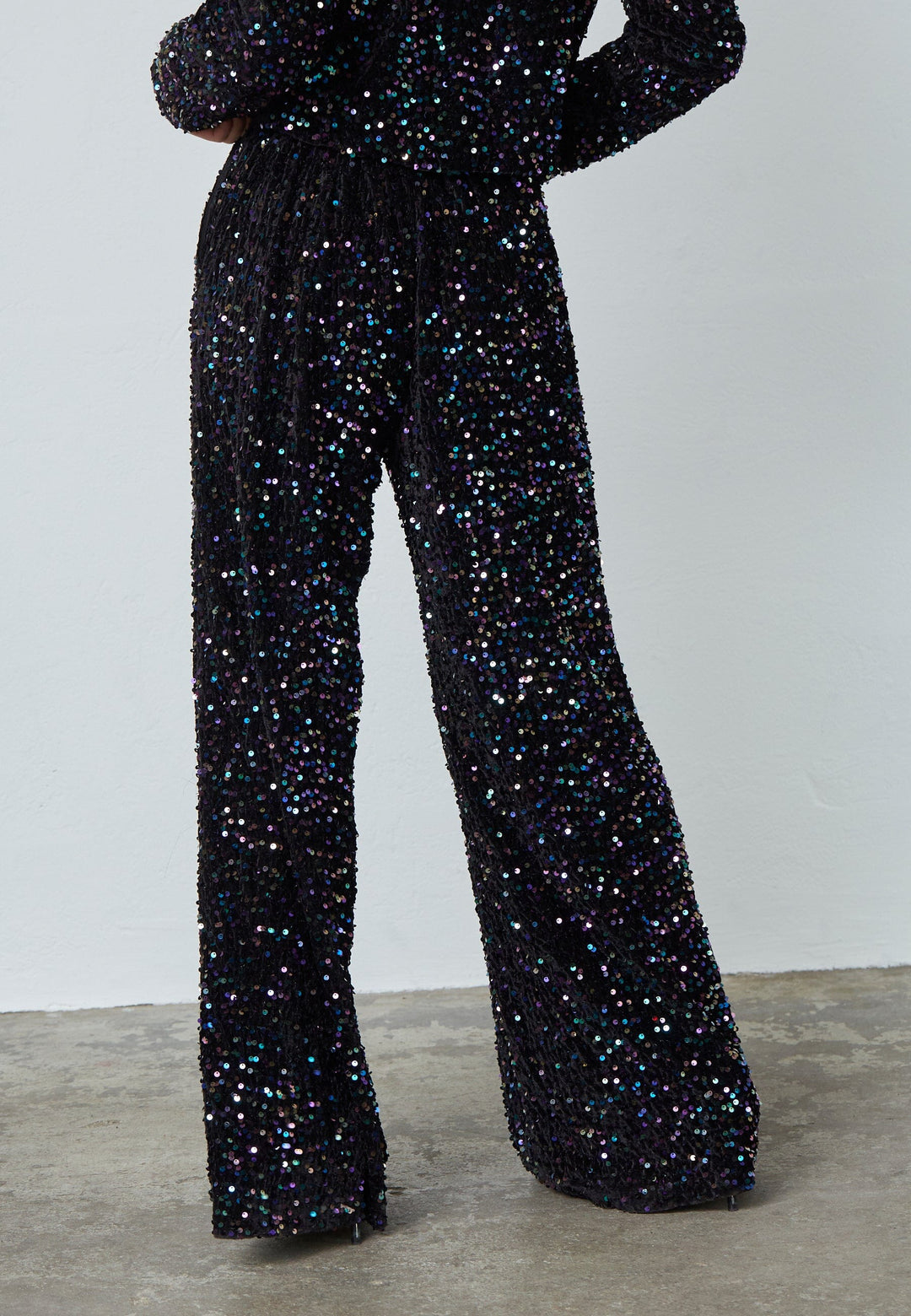 Sisters Point - Nyla-Pa4 19003 - 003 - Black Multi Bukser 