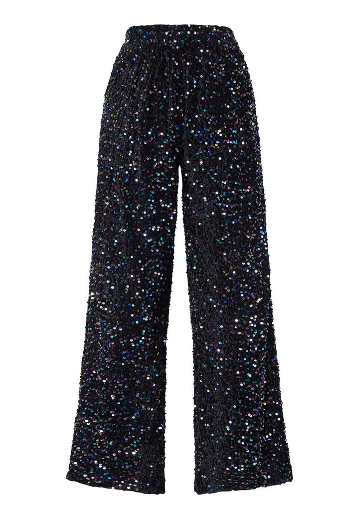 Sisters Point - Nyla-Pa4 19003 - 003 - Black Multi Bukser 