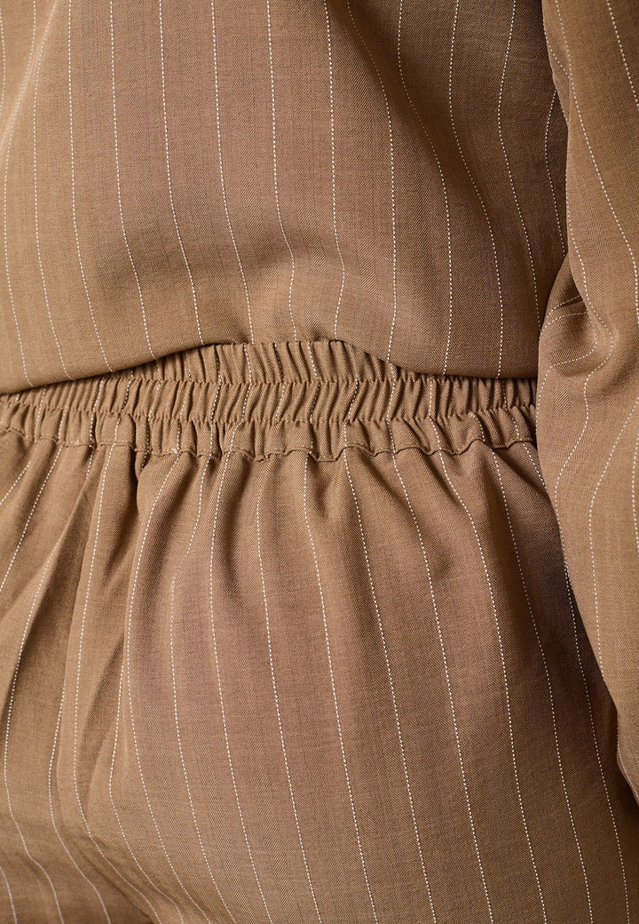 Sisters Point - Verina-Pa6 19503 - 225 - Hazelnut Pinstripe Bukser 
