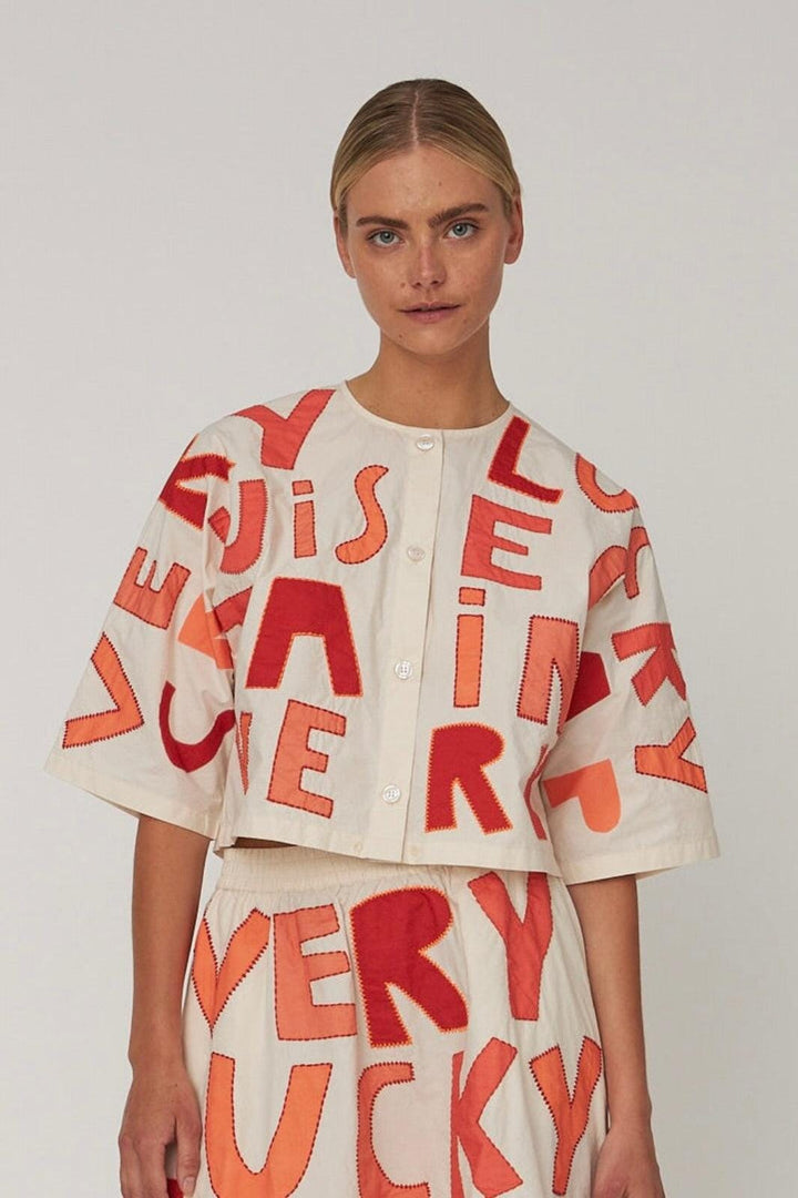 Stella Nova - Cruise Shirtvl61-2426 - 681 Mixed Red Skjorter 