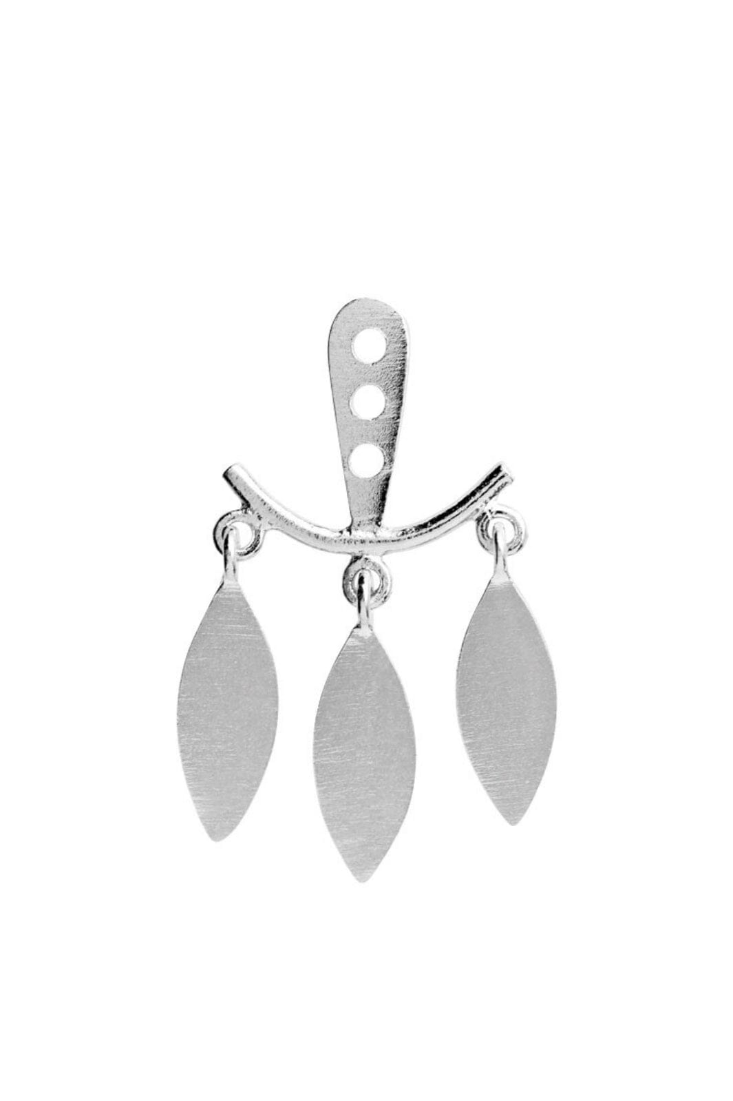 Stine A - Dancing Three Leaves Behind Ear - Silver - 1158-00-S Øreringe 