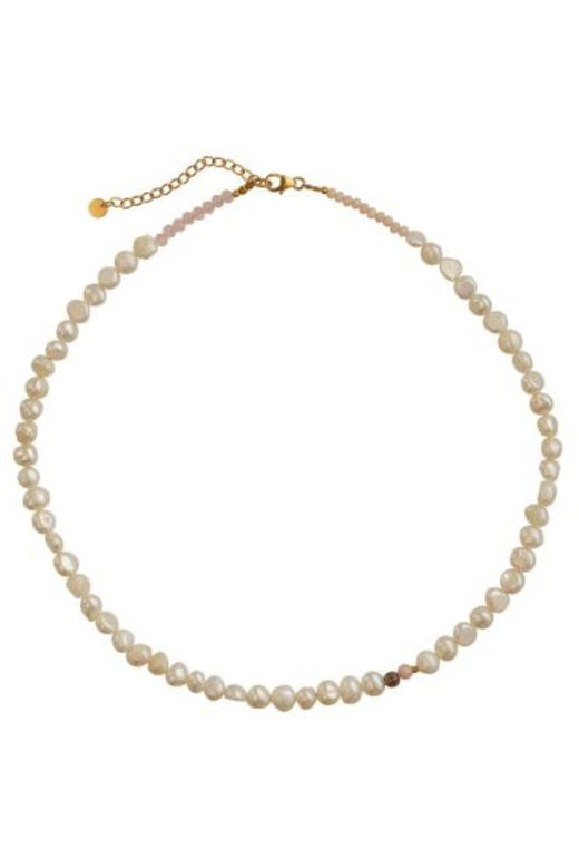 Stine A - Pearly Necklace Mocha - 2071-02-OS Halskæder 