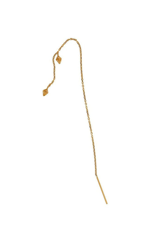 Stine A - Tout Petit Ile De L'Amour Earring With Long Chain - 1432-2 Øreringe 