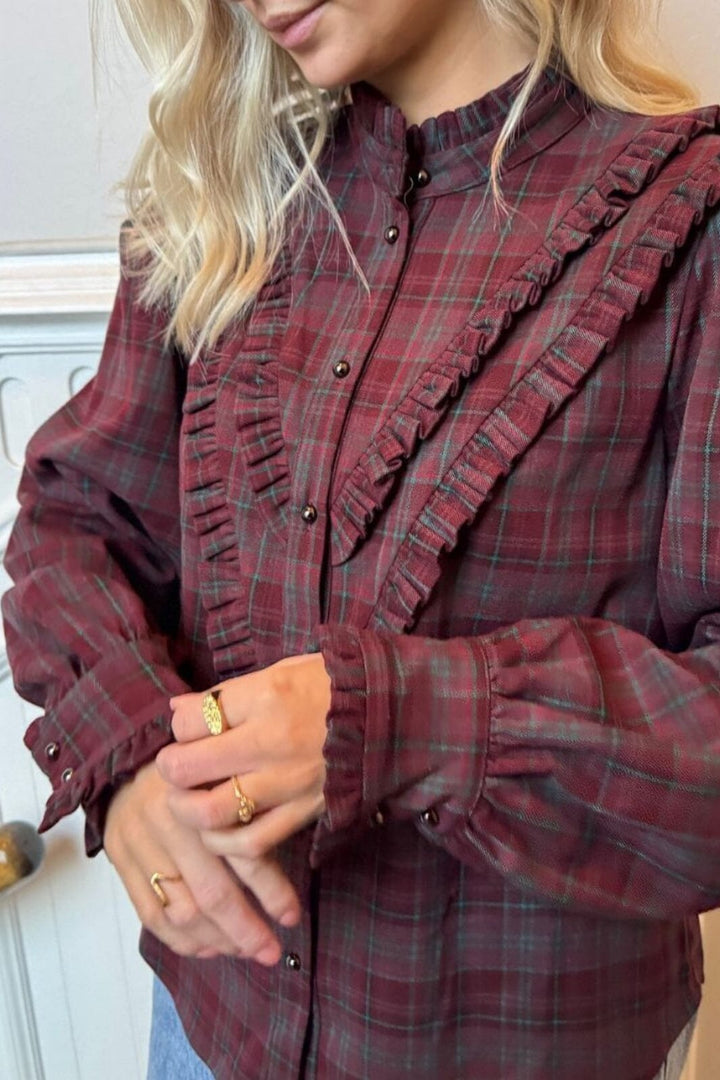 Stories From The Atelier By Copenhagen Shoes - As I Move CC8092 - 2221 - Bordeaux/Green