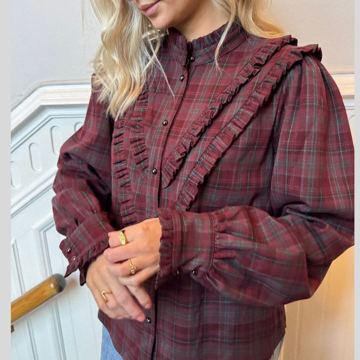 Stories From The Atelier By Copenhagen Shoes - As I Move CC8092 - 2221 - Bordeaux/Green