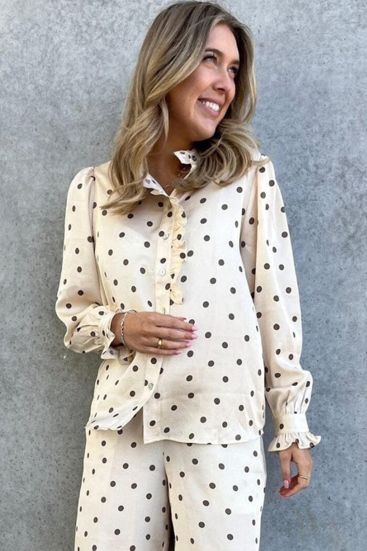 Stories From The Atelier By Copenhagen Shoes - The View Shirt CC8125 - 0012 - Off White/Brown