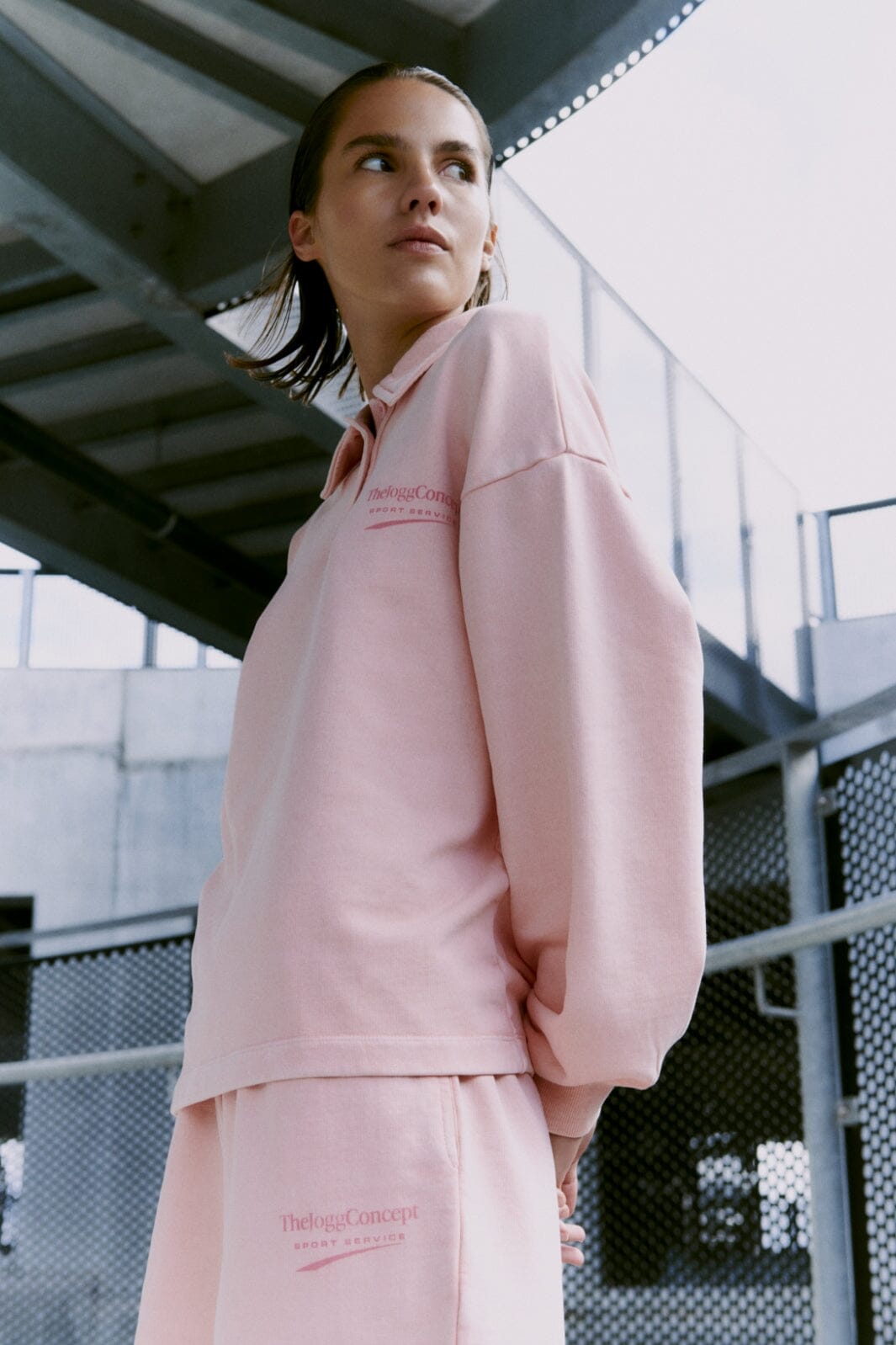 The Jogg Concept - Jcrubi Collar Sweat - 132006 Almond Blossom