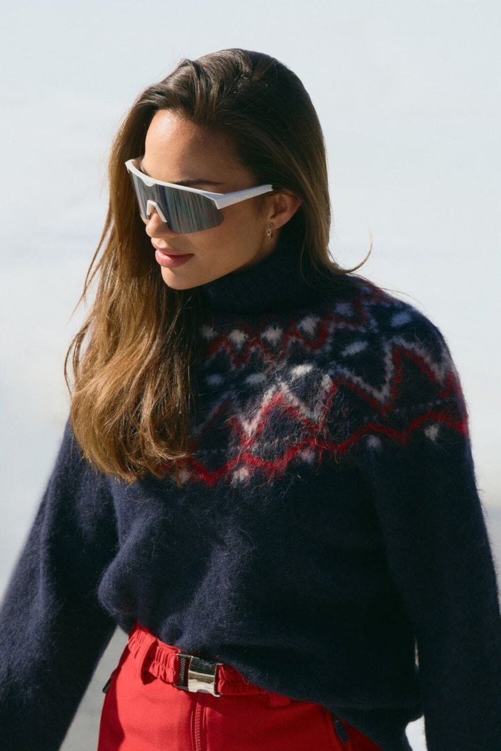 Twist & Tango - Champoluc Knitted Sweater 907066 - Navy Strikbluser 