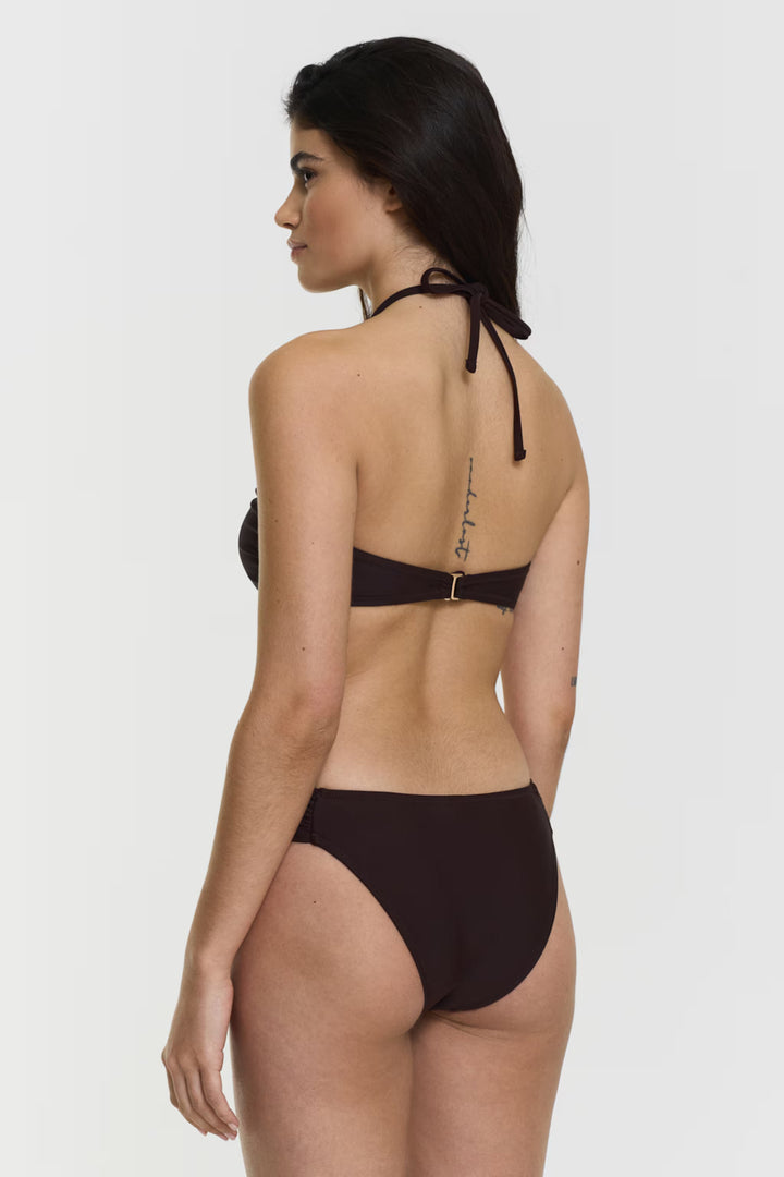 Twist & Tango - Ttlemoni Bikini Top - Rich Brown Bikinier 