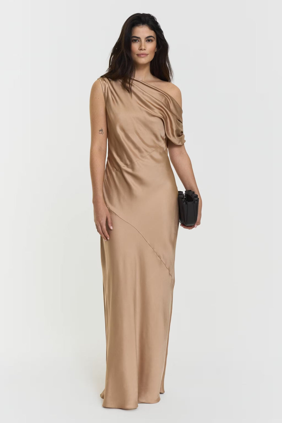 Twist & Tango - Ttvanessa Satin Dress - Golden Beige Kjoler 