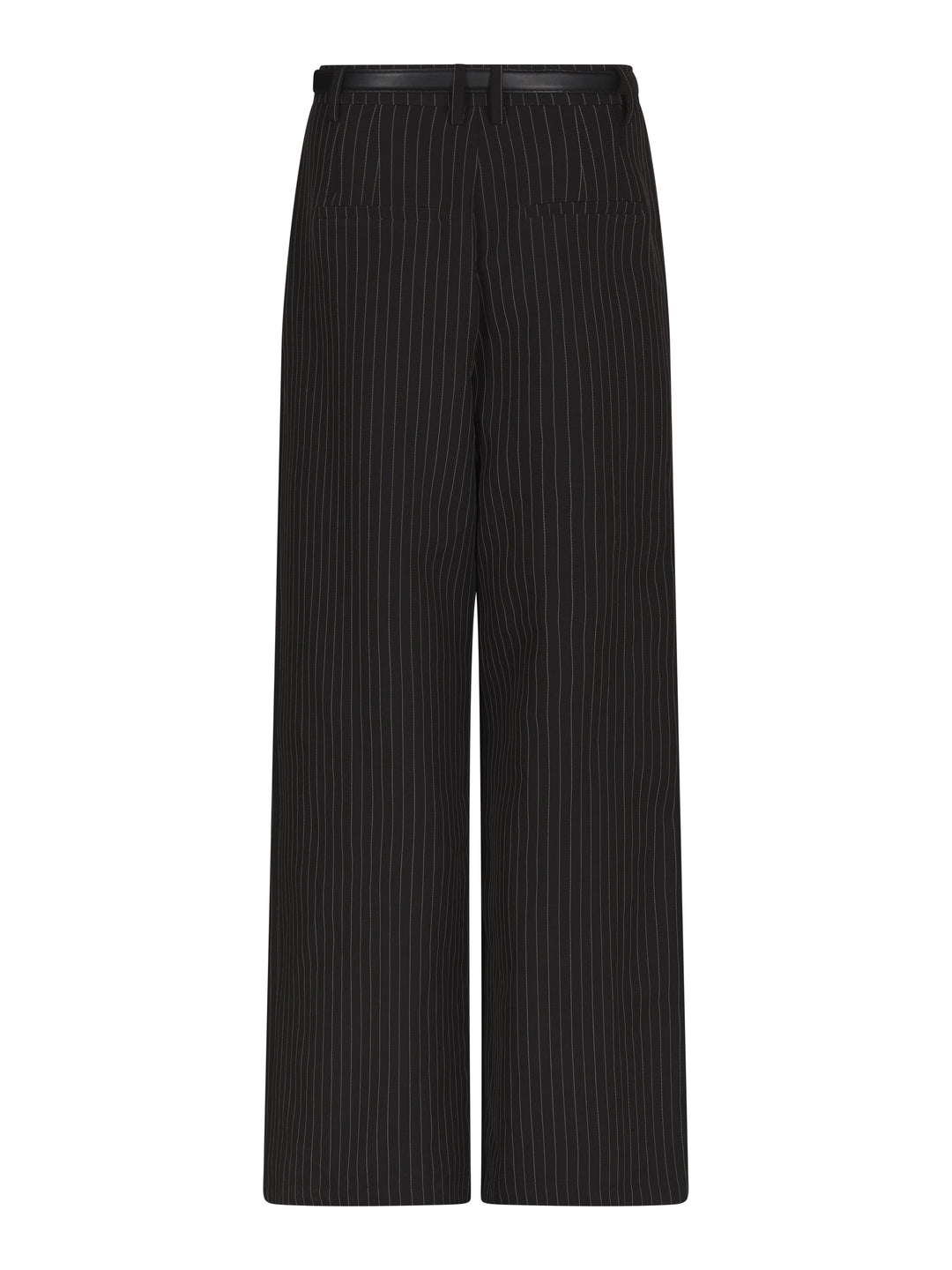 Valentin Studio - Business Pinstripe Pants 169618 - 100 - Black Bukser 