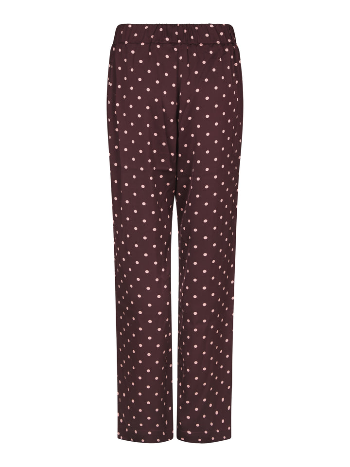 Valentin Studio - Comfy Dot Pants 167410 - 162 - Bordeaux Bukser 