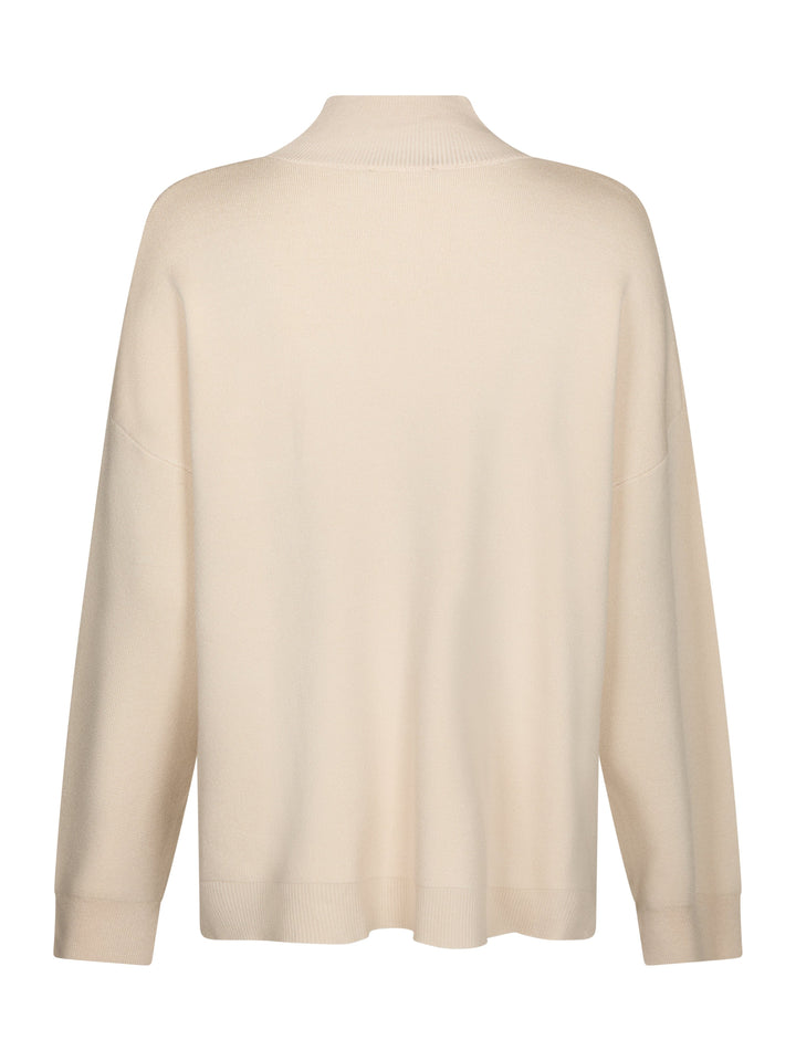 Valentin Studio - Comfy Knit Blouse 169311 - 122 - Creme Bluser 