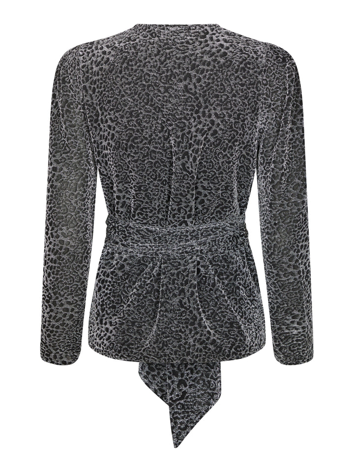 Valentin Studio - Josie Leo Blouse 157956 - 220 - Silver Bluser 
