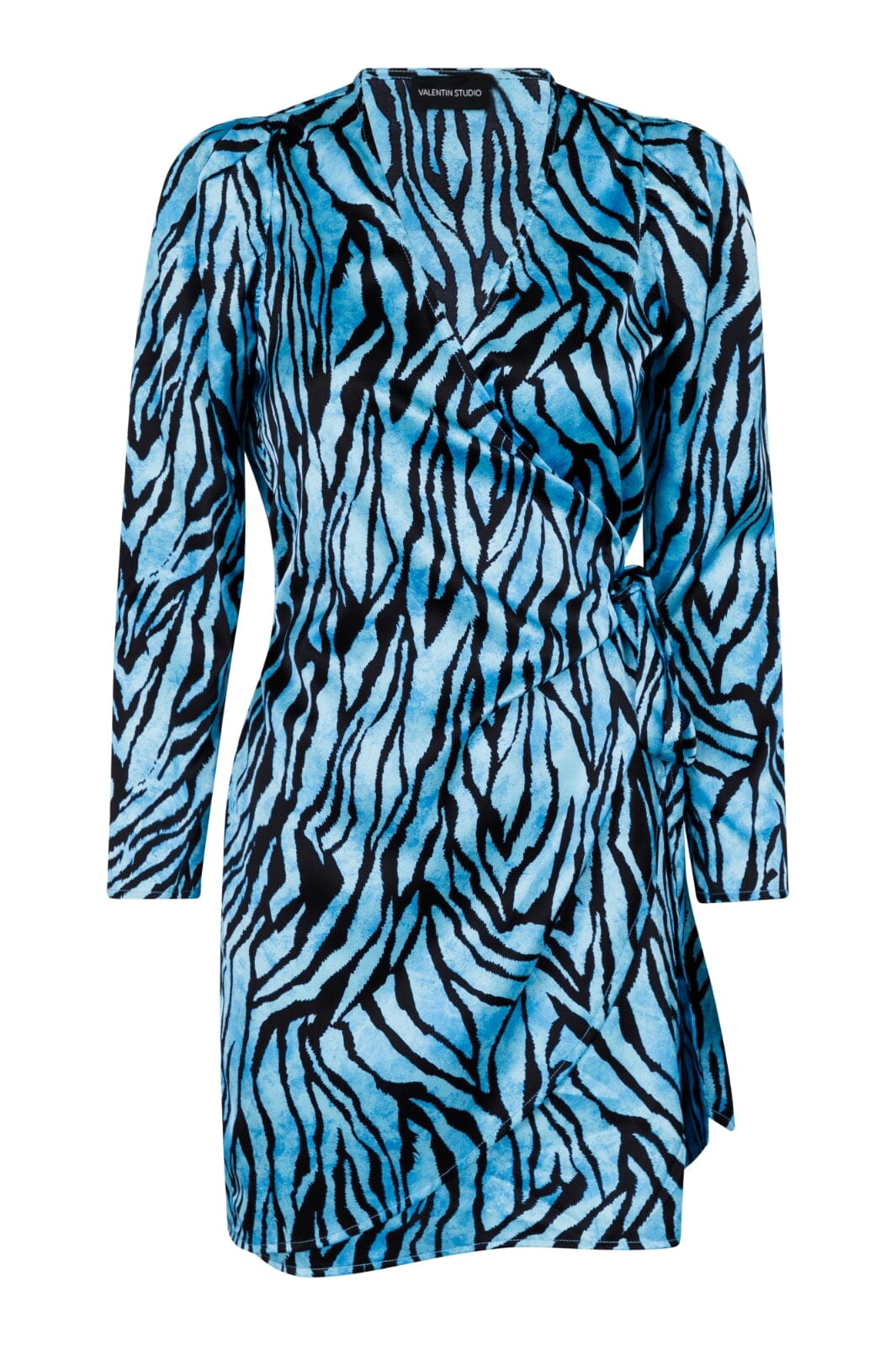 Valentin Studio - Josie Zebra Dress - Light Blue Kjoler 